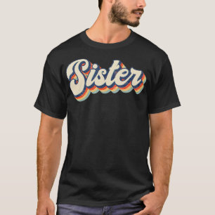Camiseta Hermana Retro Vintage Gigante Cumpleaños