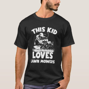 Camiseta Hermanamiento de Césped Este Niño Ama Las Maderas 