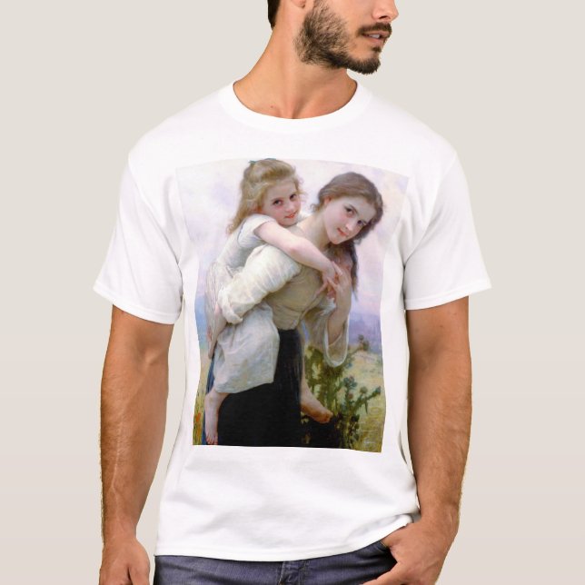 Camiseta Hermanas de Bouguereau (Anverso)