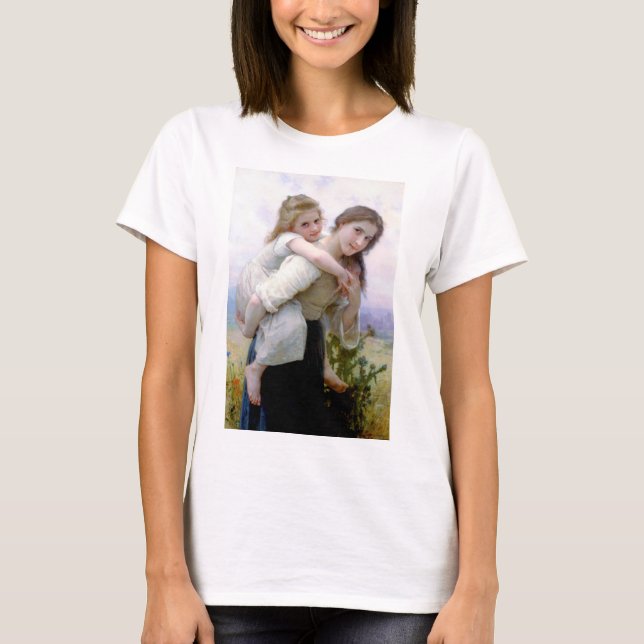 Camiseta Hermanas de Bouguereau (Anverso)