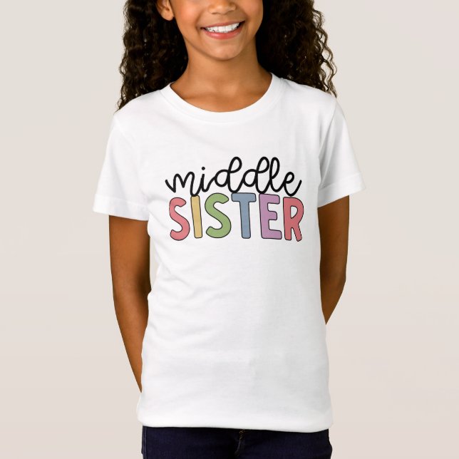 Camiseta Hermanas De La Hermandad Media Cute Pareantes (Anverso)