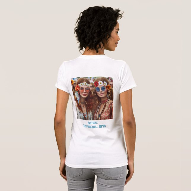 Camiseta Hermanas de los BFFs originales (Reverso completo)