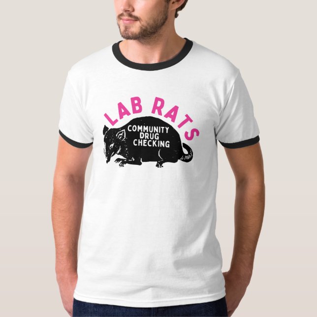 Camiseta Hermanas de Reducción de Daños Ratas de Laboratori (Anverso)