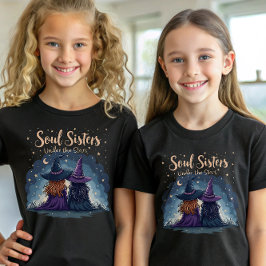 Camiseta Hermanas del alma bajo las estrellas Amigo de la b
