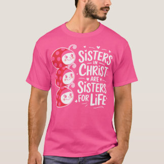 Camiseta Hermanas En Cristo Religión Jesús Mujeres Cristian