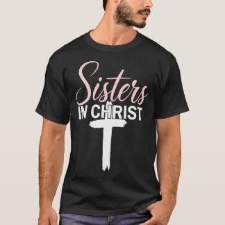 Camiseta Hermanas En Cristo Religión Jesús Mujeres Cristian