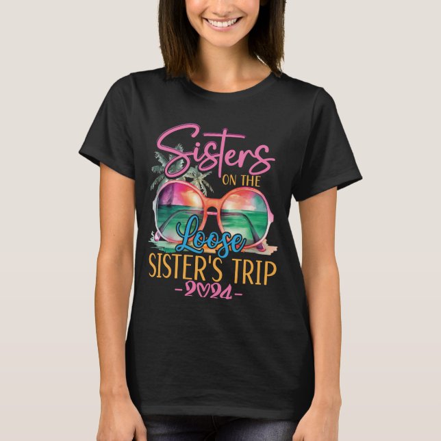 Camiseta Hermanas En El Viaje De Las Hermanas Sueltas 2024  (Anverso)