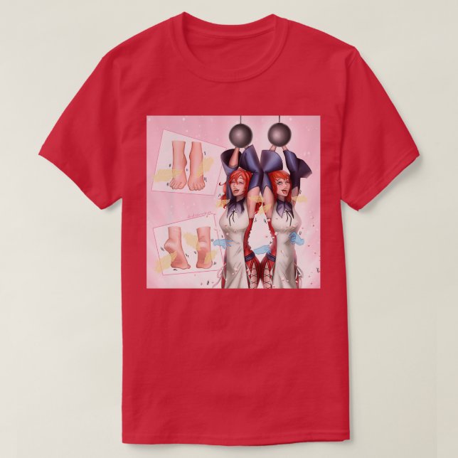 Camiseta Hermanas gemelas con pies de pelota (Diseño del anverso)