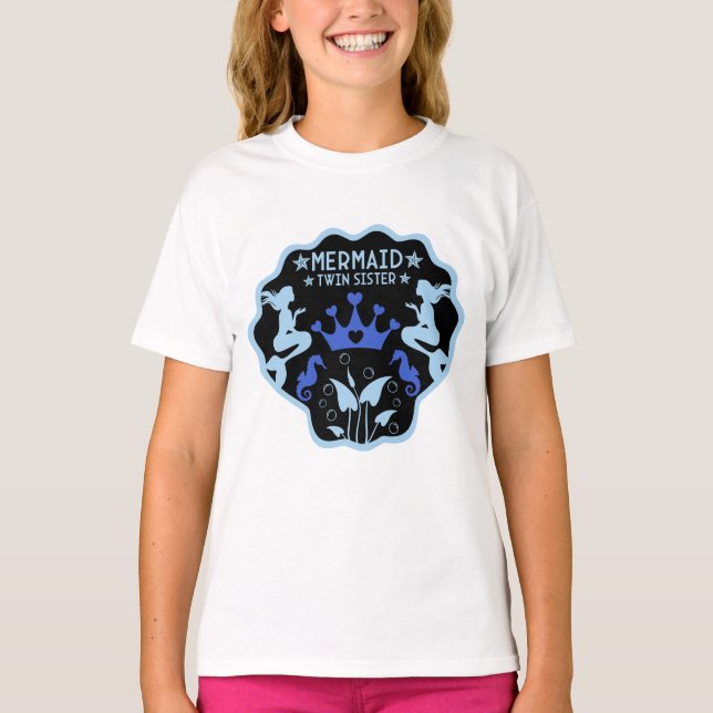 Camiseta Hermanas gemelas de Sirena (Anverso)