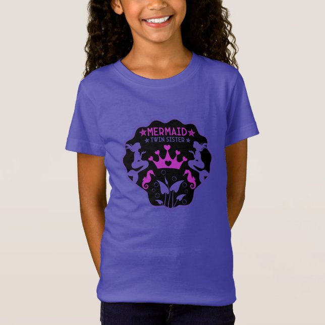 Camiseta Hermanas gemelas de Sirena (Anverso)