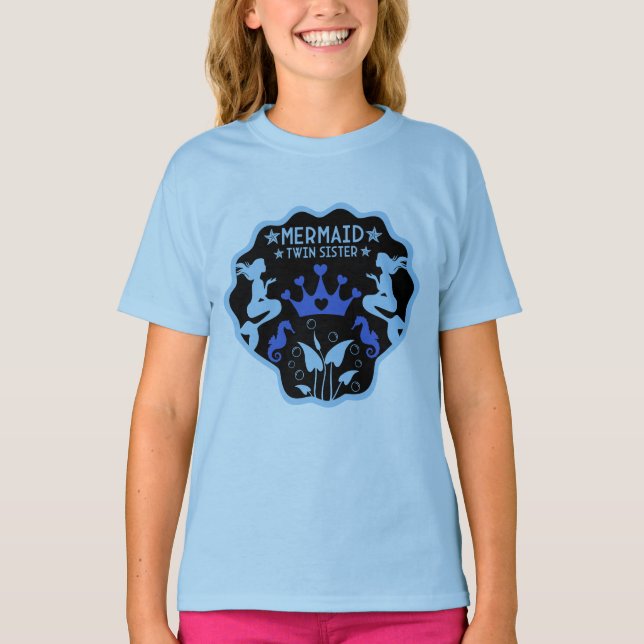 Camiseta Hermanas gemelas de Sirena (Anverso)