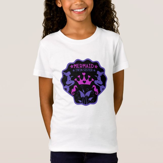 Camiseta Hermanas gemelas de Sirena (Anverso)