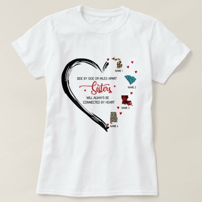 Camiseta Hermanas, Las Bestias Siempre Serán Conectadas Por (Diseño del anverso)