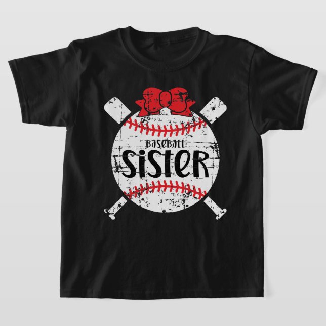 Camiseta Hermanas, nombres favoritos en el béisbol, adorabl (Distribución)