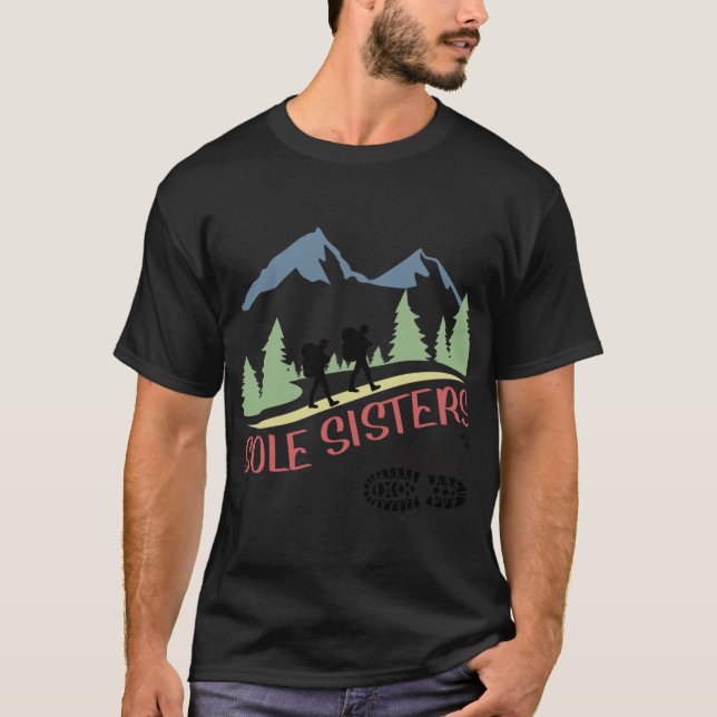 Camiseta Hermanas suelas chico retro (Anverso)