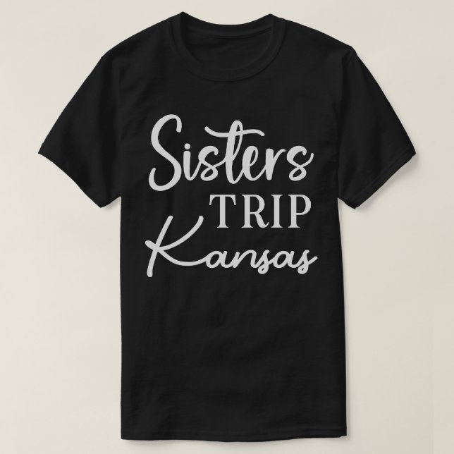 Camiseta Hermanas viajan a Kansas (Diseño del anverso)