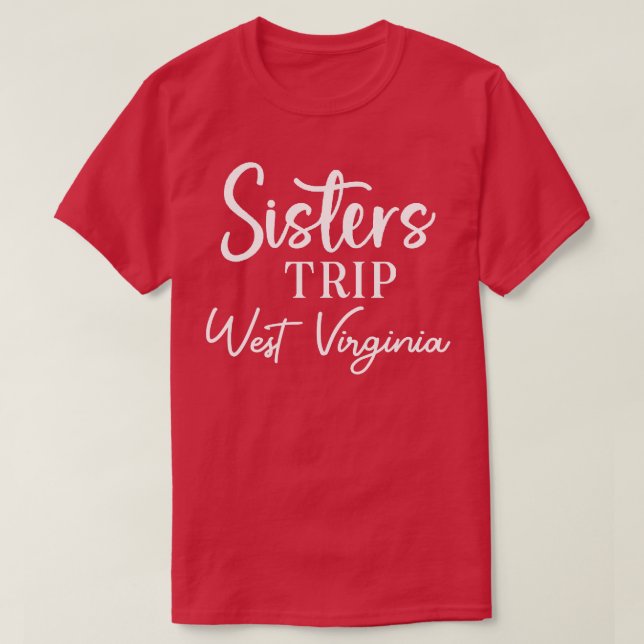 Camiseta Hermanas viajan a Virginia Occidental (Diseño del anverso)