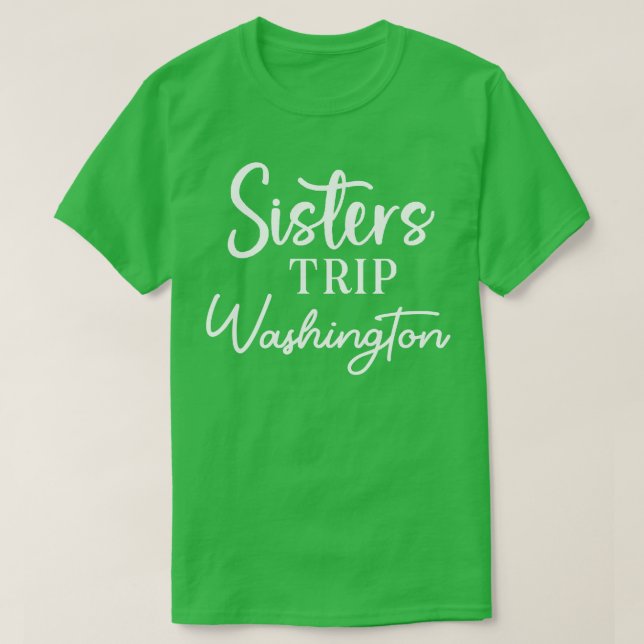 Camiseta Hermanas Viaje a Washington (Diseño del anverso)