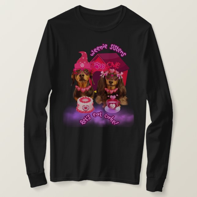 Camiseta Hermanas Weenie Comemos Cake T-Shirt (Anverso del diseño)