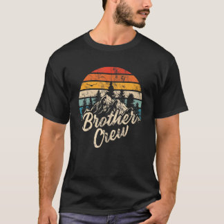 Camiseta Hermandad Crew Camping Aire Libre Puesta de sol Ca