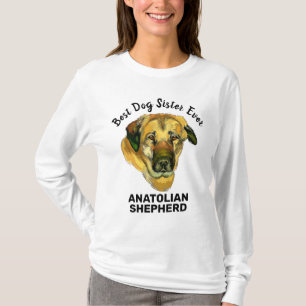 Camiseta Hermandad de perro mejor de la acuarela de Anatoli