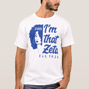 Camiseta Hermandad de sororidad Zeta Phi Beta