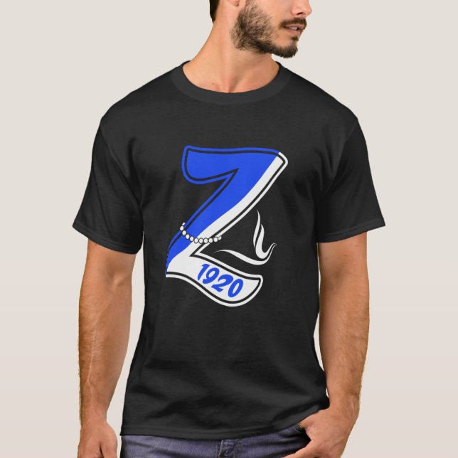 Camiseta Hermandad de sororidad Zeta Phi Beta (Anverso)
