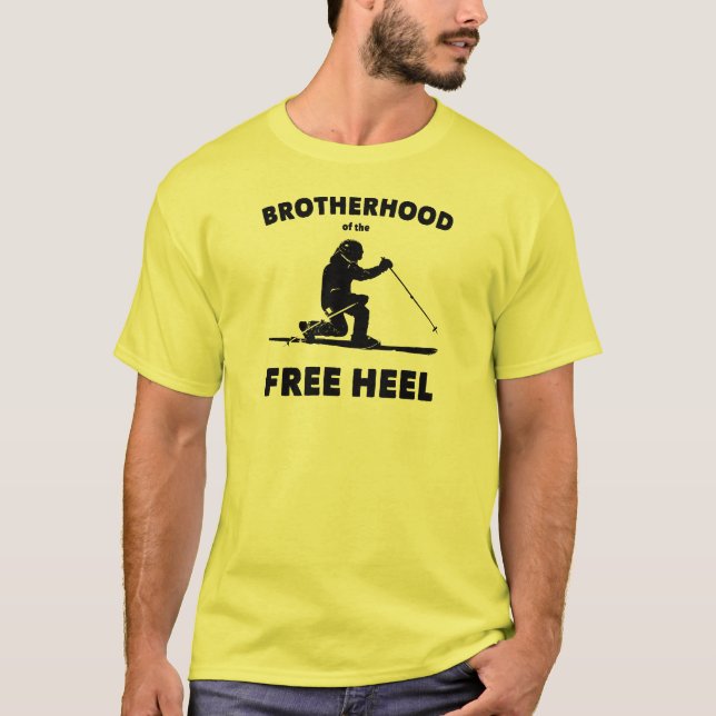 Camiseta Hermandad Del Esquí Telemarca De Talón Libre (Anverso)