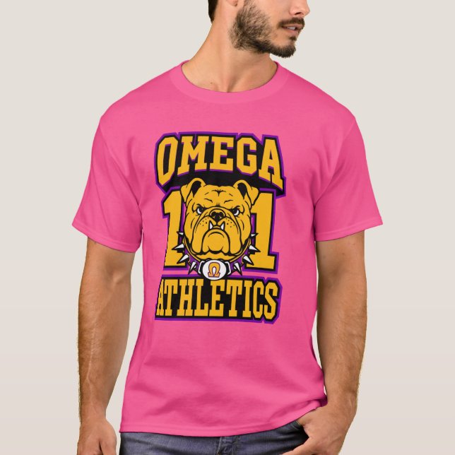 Camiseta Hermandad Omega Psi Phi, Atletismo de Omega Psi Ph (Anverso)