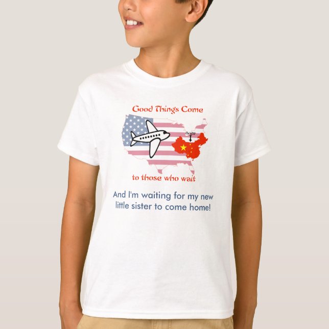 Camiseta Hermandad pequeña - Adopción de China (Anverso)