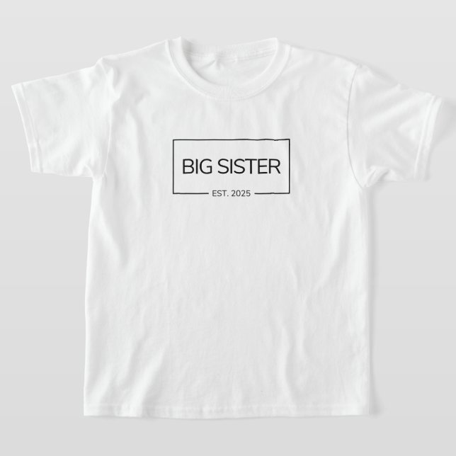 Camiseta Hermandad recién nacido grande 2025 hermana primer (Distribución)