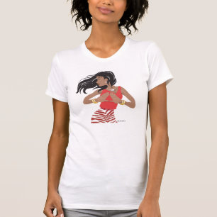 Camiseta Hermandad roja y blanca de la hermandad de mujeres