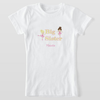 Camiseta Hermanita Bailarina Hermana Personalizada