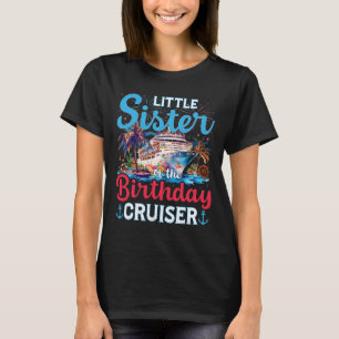 Camiseta Hermanita Del Crucero De Cumpleaños Divertido Cruc