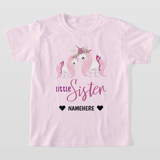 Camiseta Hermanita Girly Unicorn (Distribución)