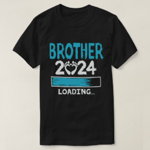 Camiseta Hermano 2024 Cargando Un Hermano Futuro Divertido