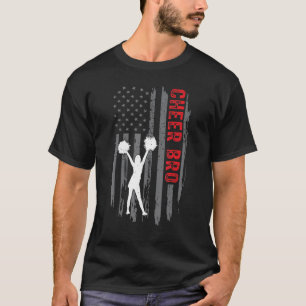 Camiseta Hermano animador de la bandera de los Estados Unid
