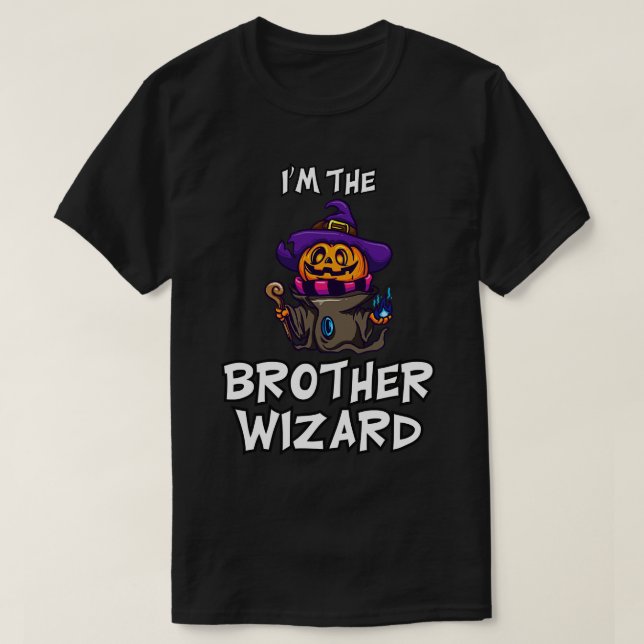 Camiseta Hermano Asistente para Halloween Costume de famili (Diseño del anverso)