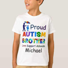 Camiseta Hermano Autista Orgulloso