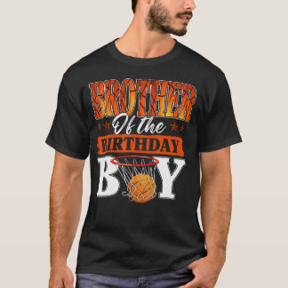 Camiseta Hermano Baloncesto Del Niño De La Familia Que Cump