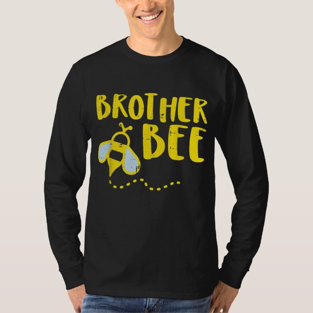 Camiseta Hermano Bee Familia Hombres Hombres Hombres Niños  (Anverso)