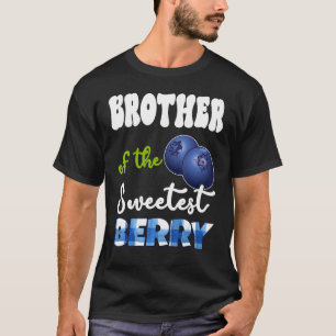 Camiseta Hermano Berry 1er cumpleaños Blueberry Tema Sweete