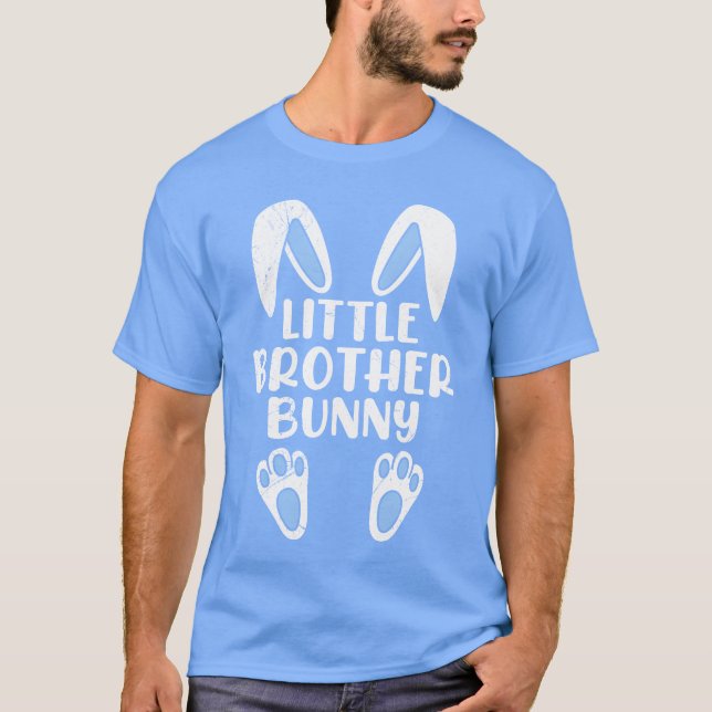 Camiseta Hermano Bunny Amigos de Pascua Conejo Niños Regalo (Anverso)