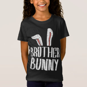 Camiseta Hermano Bunny Ears Cute Easter Family Matando Big