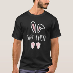 Camiseta Hermano Bunny Easter Day Papá Mamá Pareja De Parej