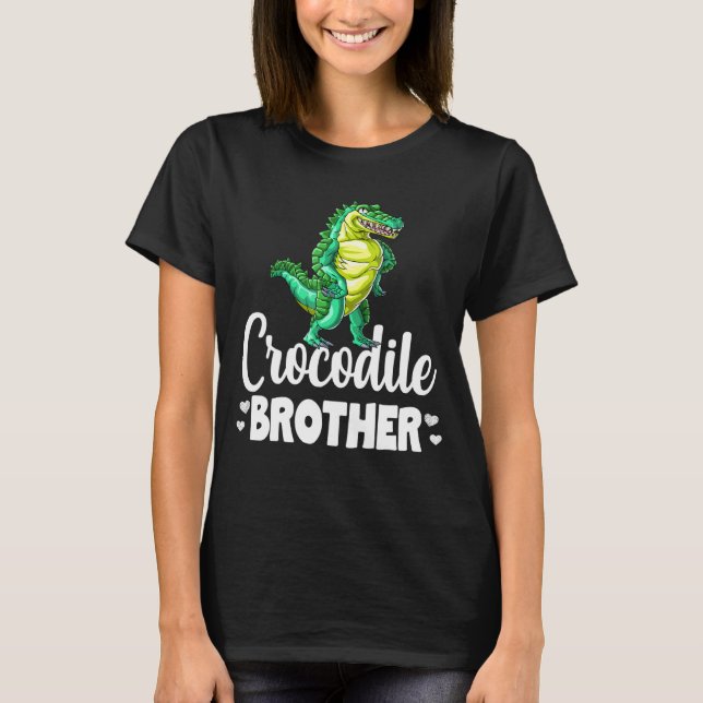 Camiseta Hermano Cocodrilo Alligator Reptile Animal (Anverso)