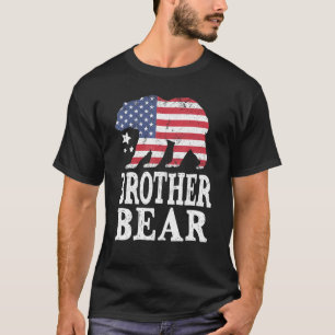 Camiseta Hermano Con Bandera Patriótica Que Coincide Con La