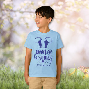 Camiseta Hermano Conejito Personalizado Pascua
