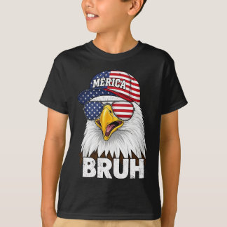 Camiseta Hermano Cuarto 4 De Julio Águila Patriótico Americ