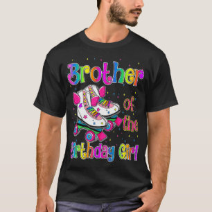 Camiseta Hermano Cumpleaños Familia de Cumpleaños Patinada